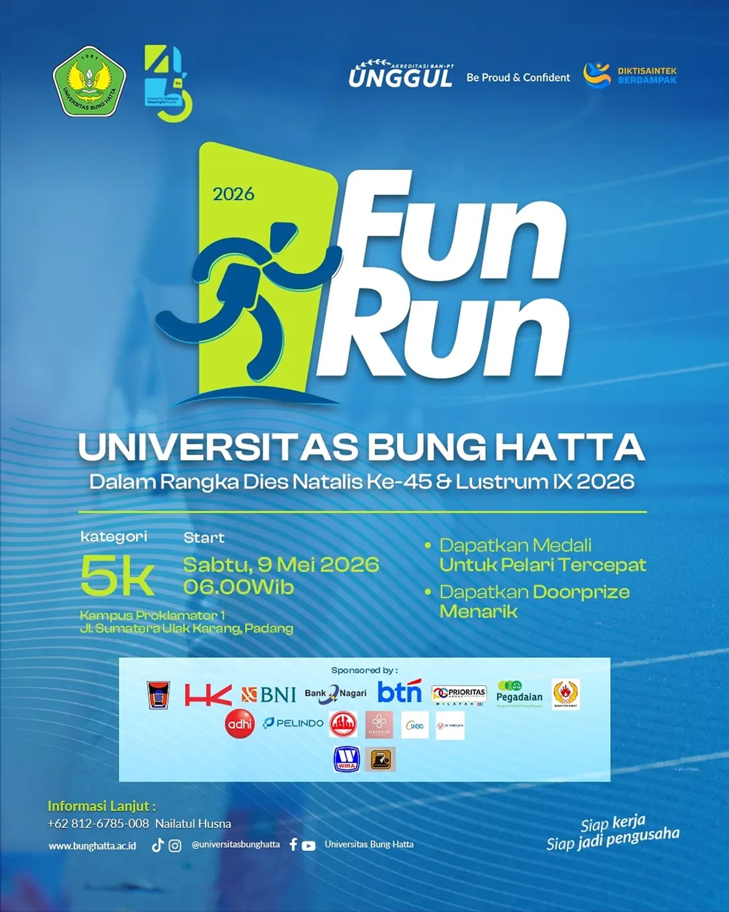 Fun Run Universitas Bung Hatta 2026