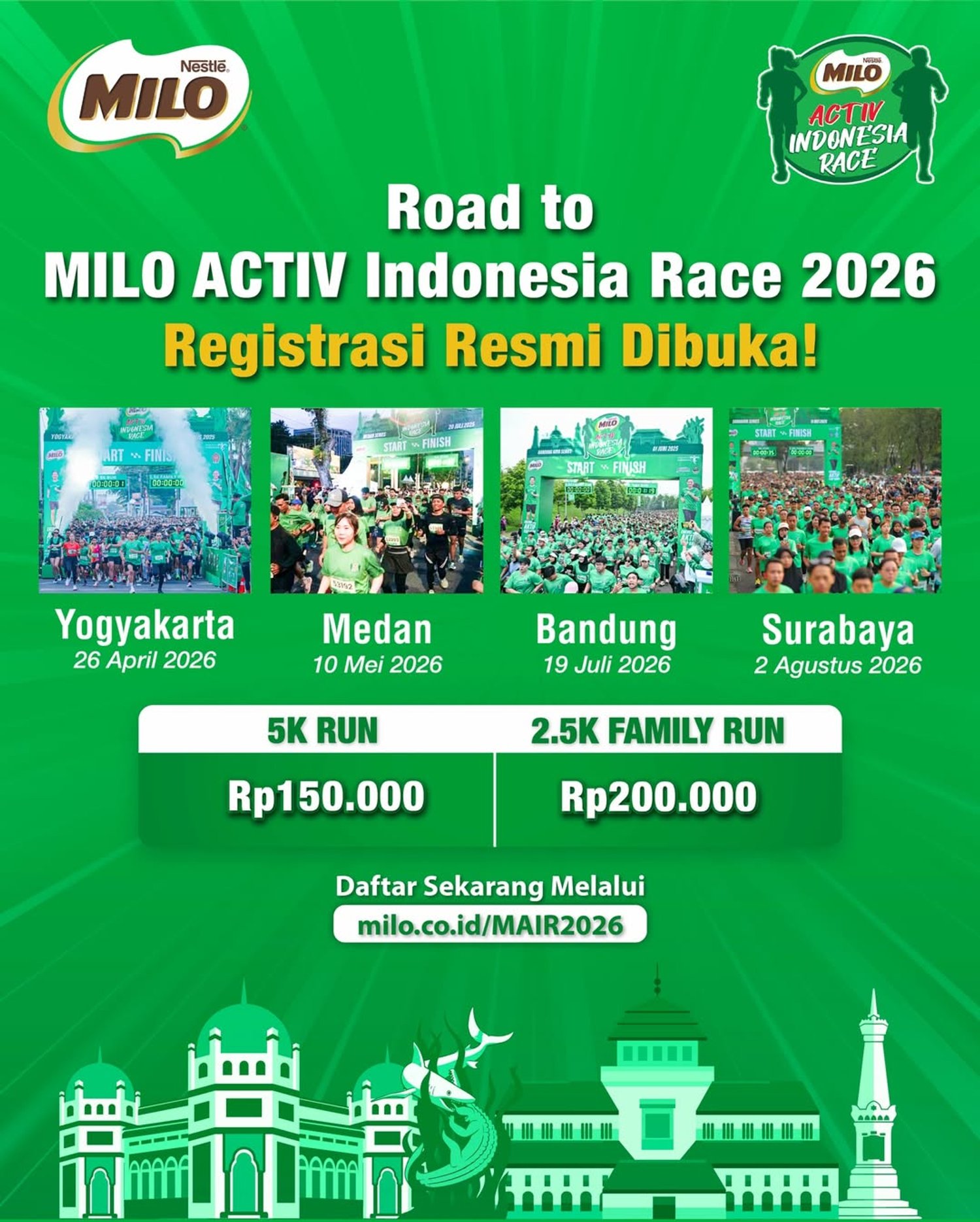 Road to MILO ACTIV Indonesia Race 2026