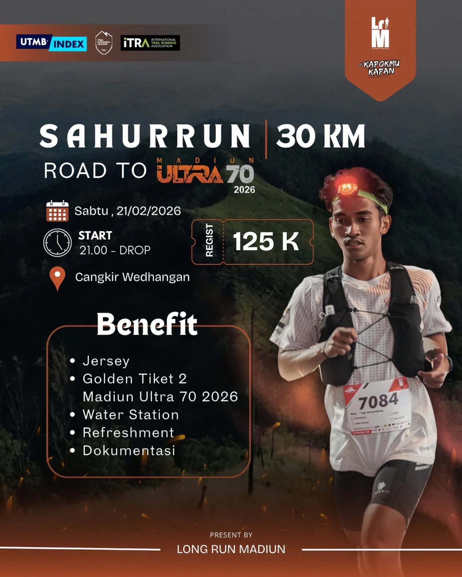 SAHURRUN - Road to Madiun Ultra 70 2026