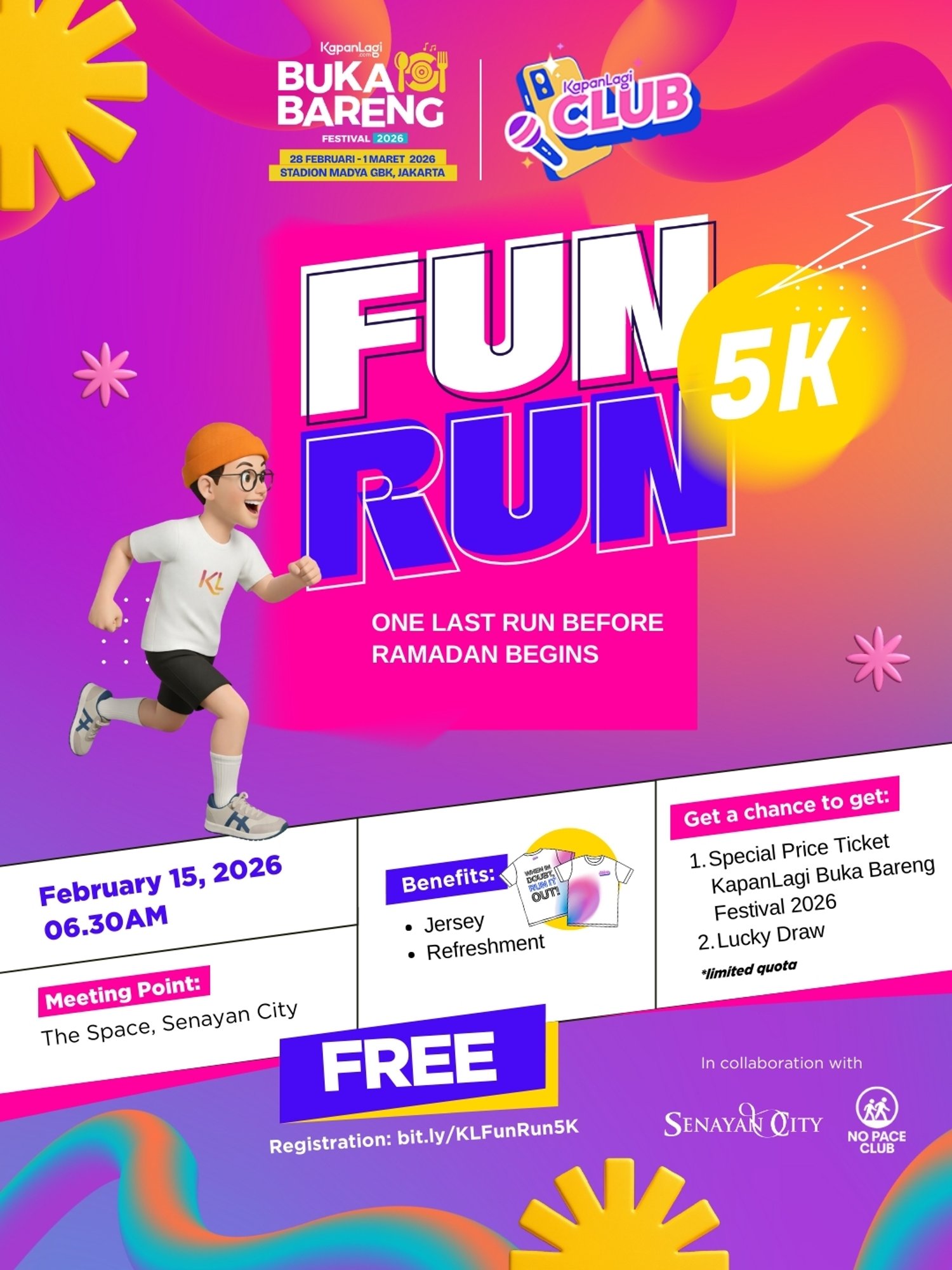 Kapanlagi Club Fun Run 2026