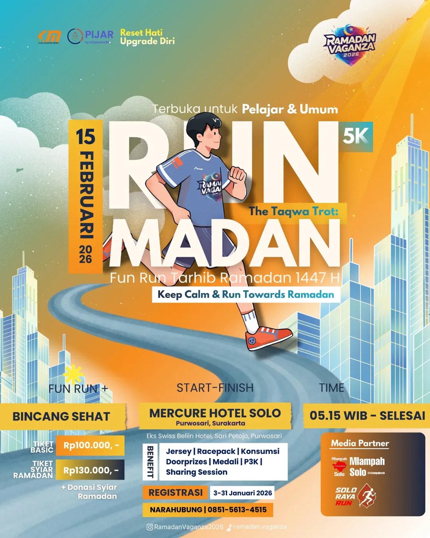 RunMadan – Fun Run Tarhib Ramadan 1447 H 2026