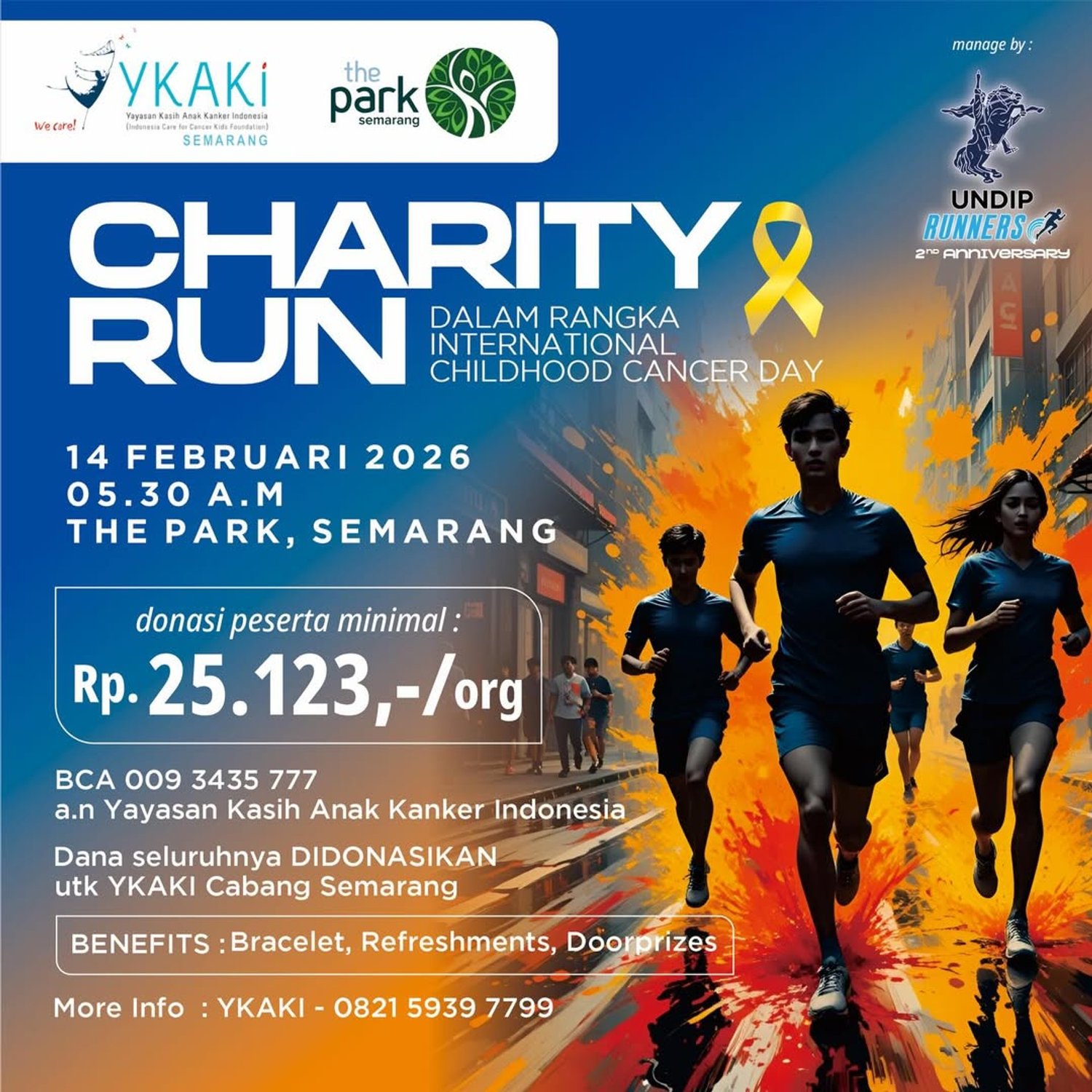 Charity Run - International Childhood Cancer Day 2026