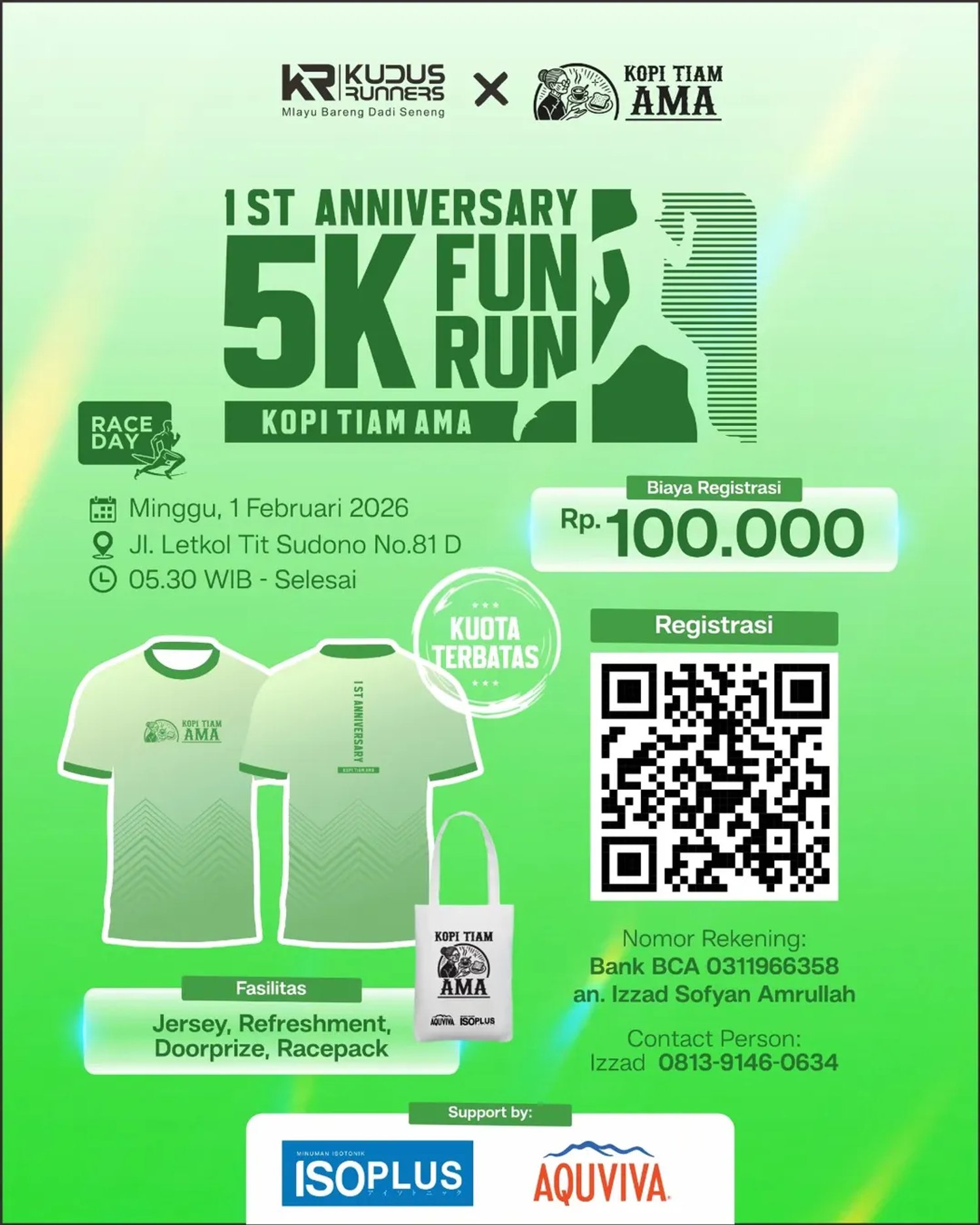 1st Anniversary Fun Run 2026