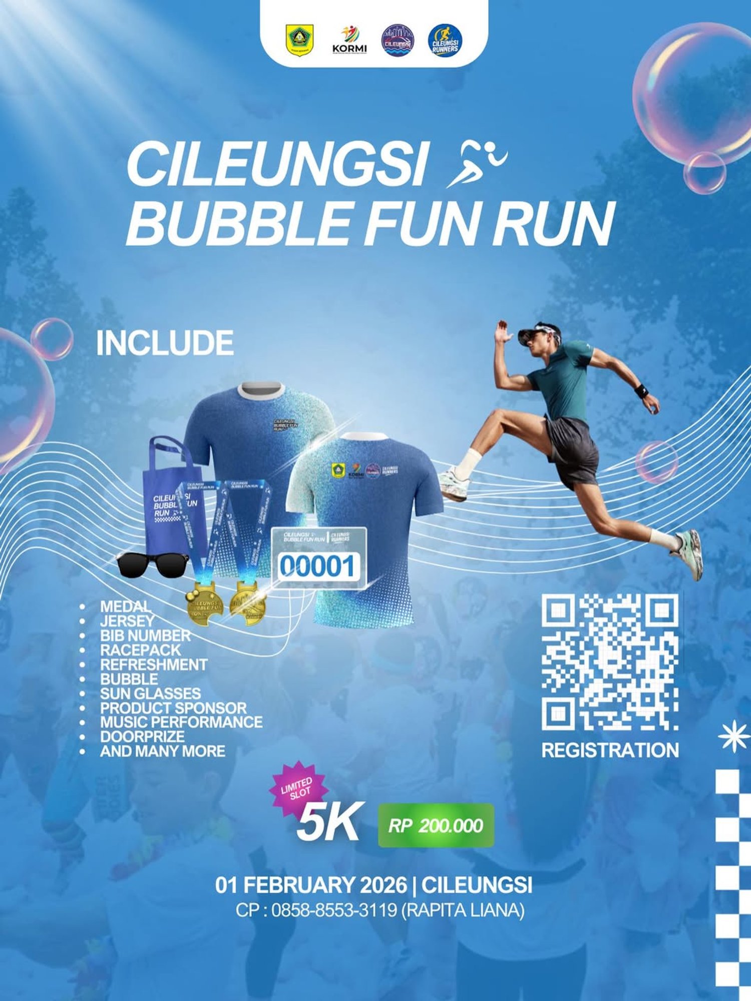 Cileungsi Bubble Fun Run 2026