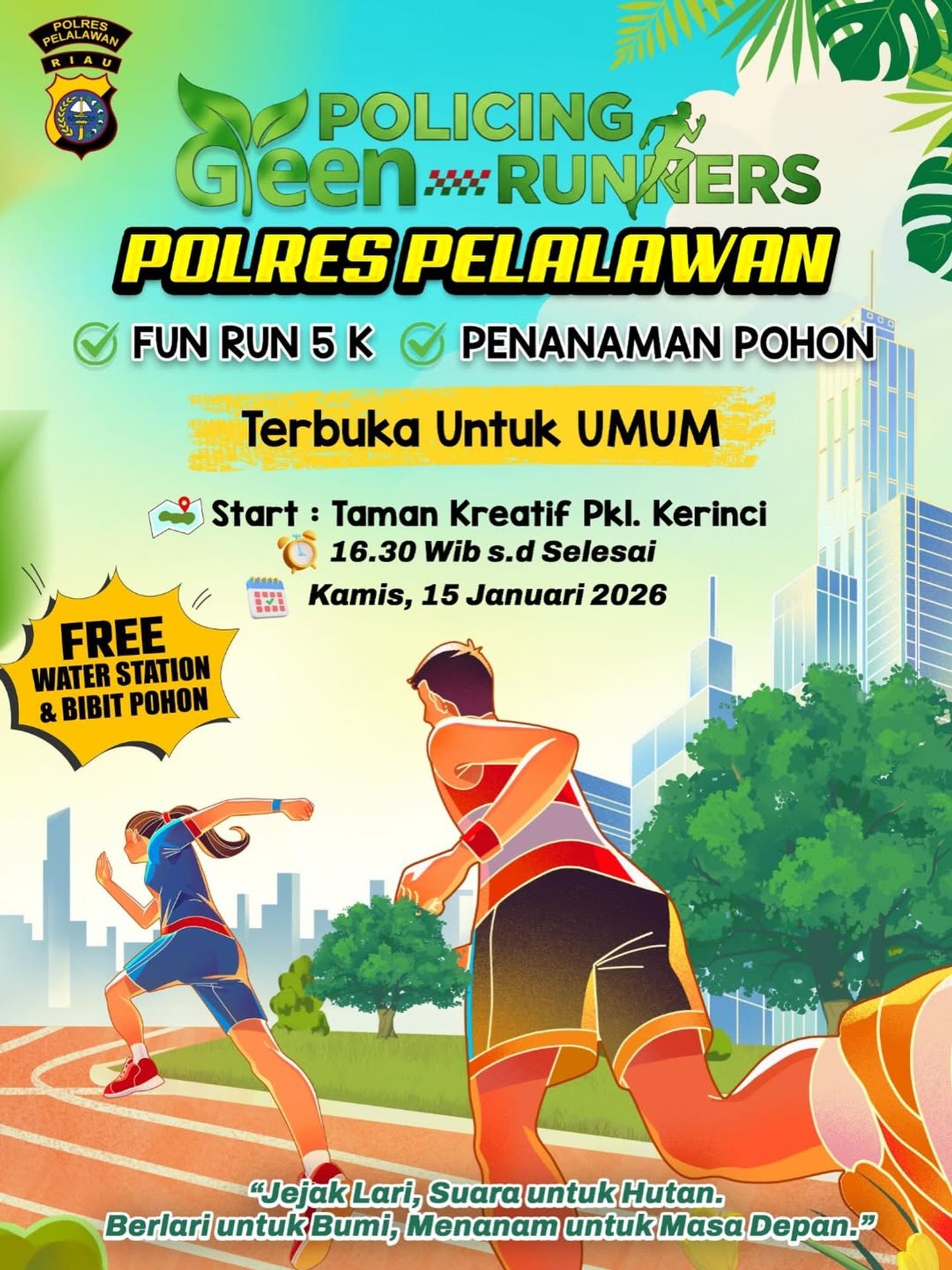 Policing Green Runners – Polres Pelalawan 2026