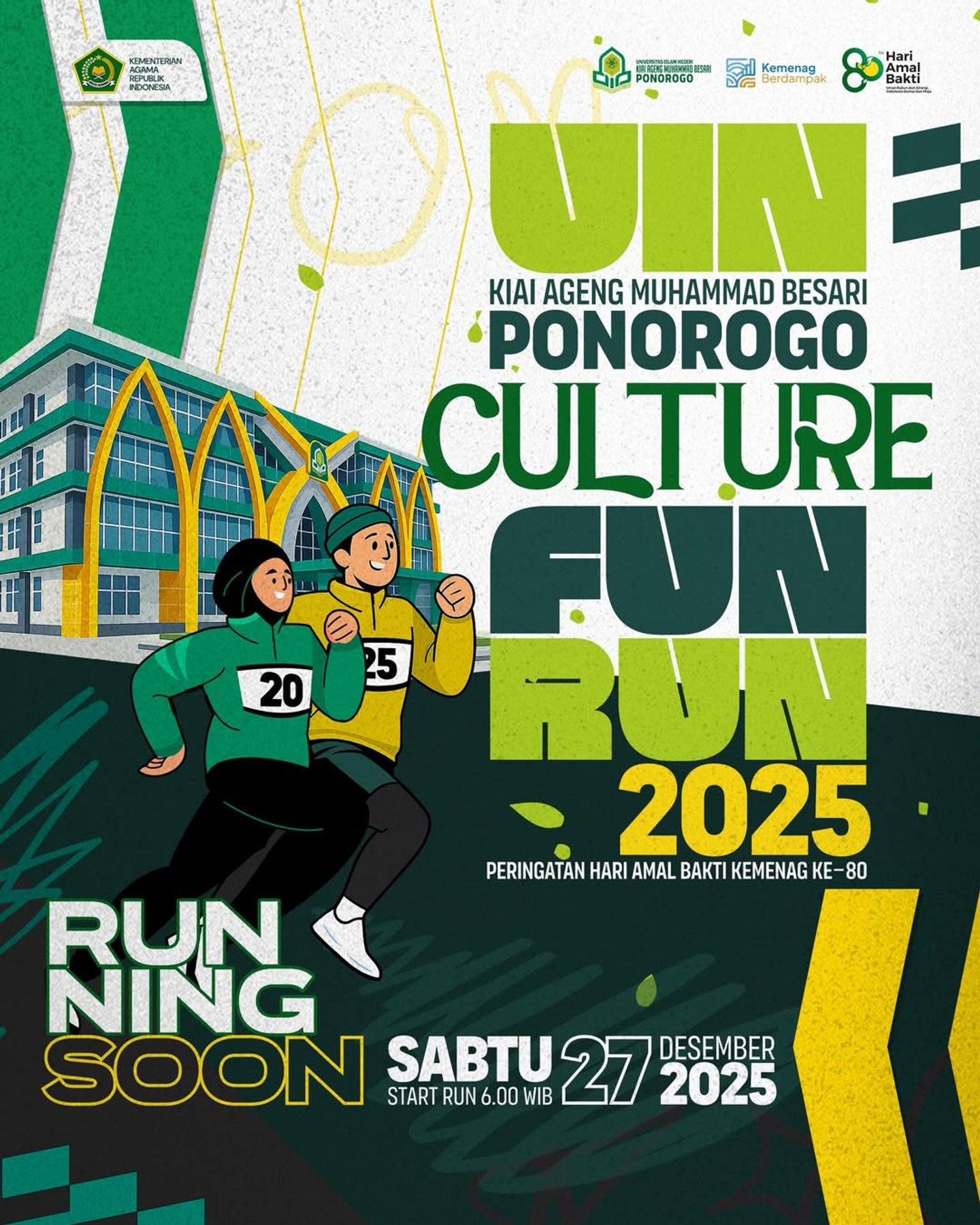 UIN Kiai Ageng Muhammad Besari Ponorogo Culture Fun Run 2025