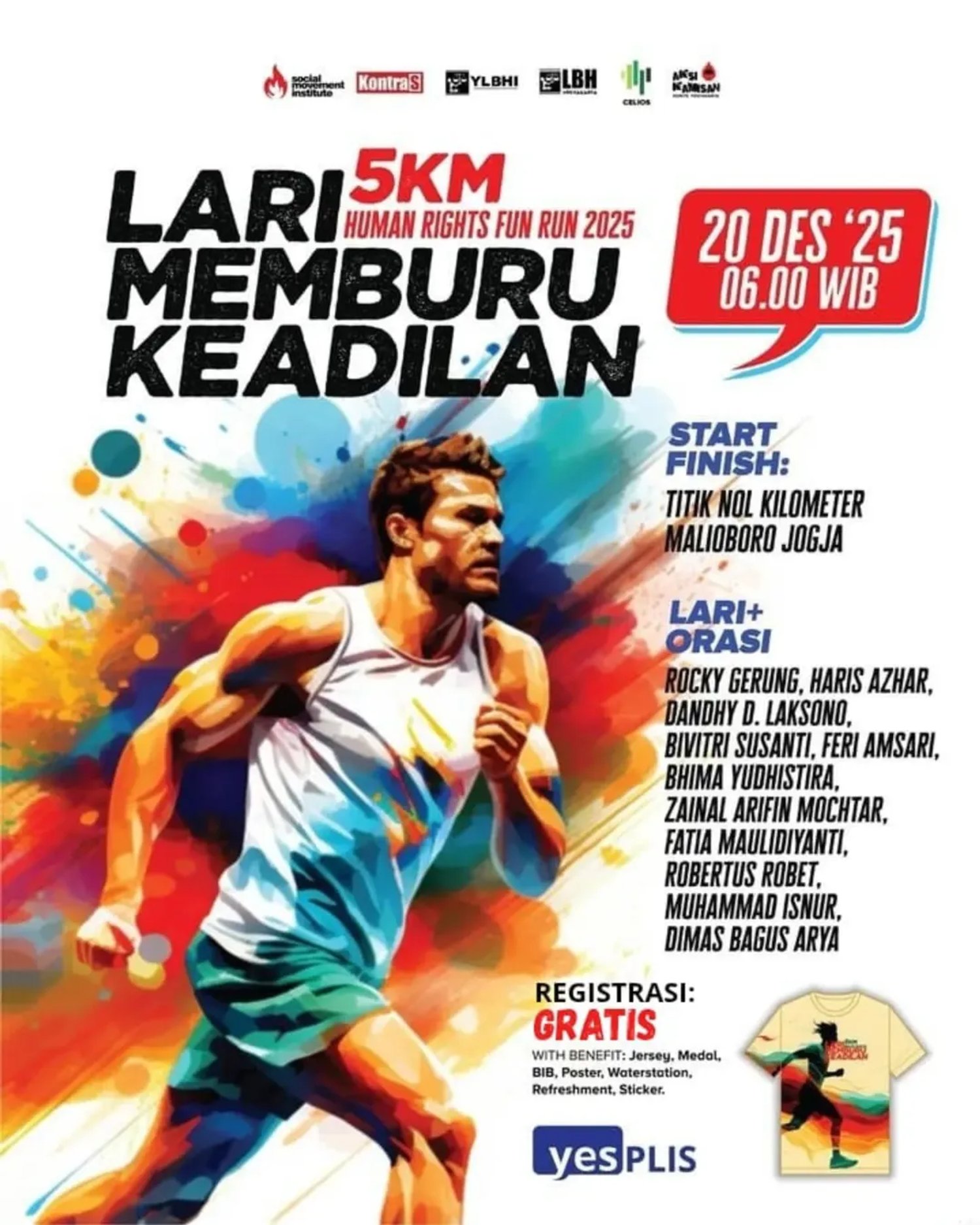 Human Rights Fun Run - Lari Memburu Keadilan 2025
