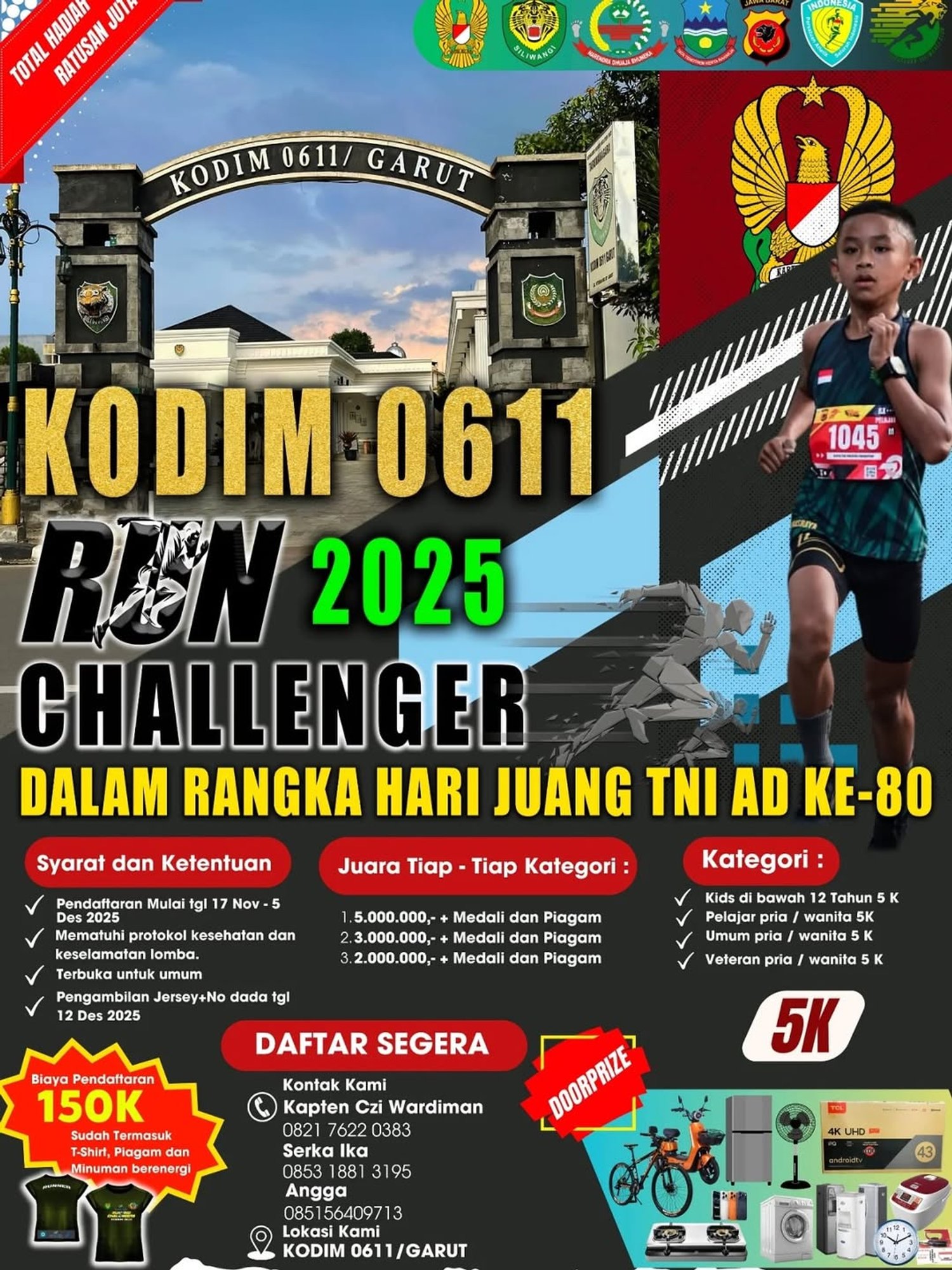 KODIM 0611/Garut Run Challenger 2025