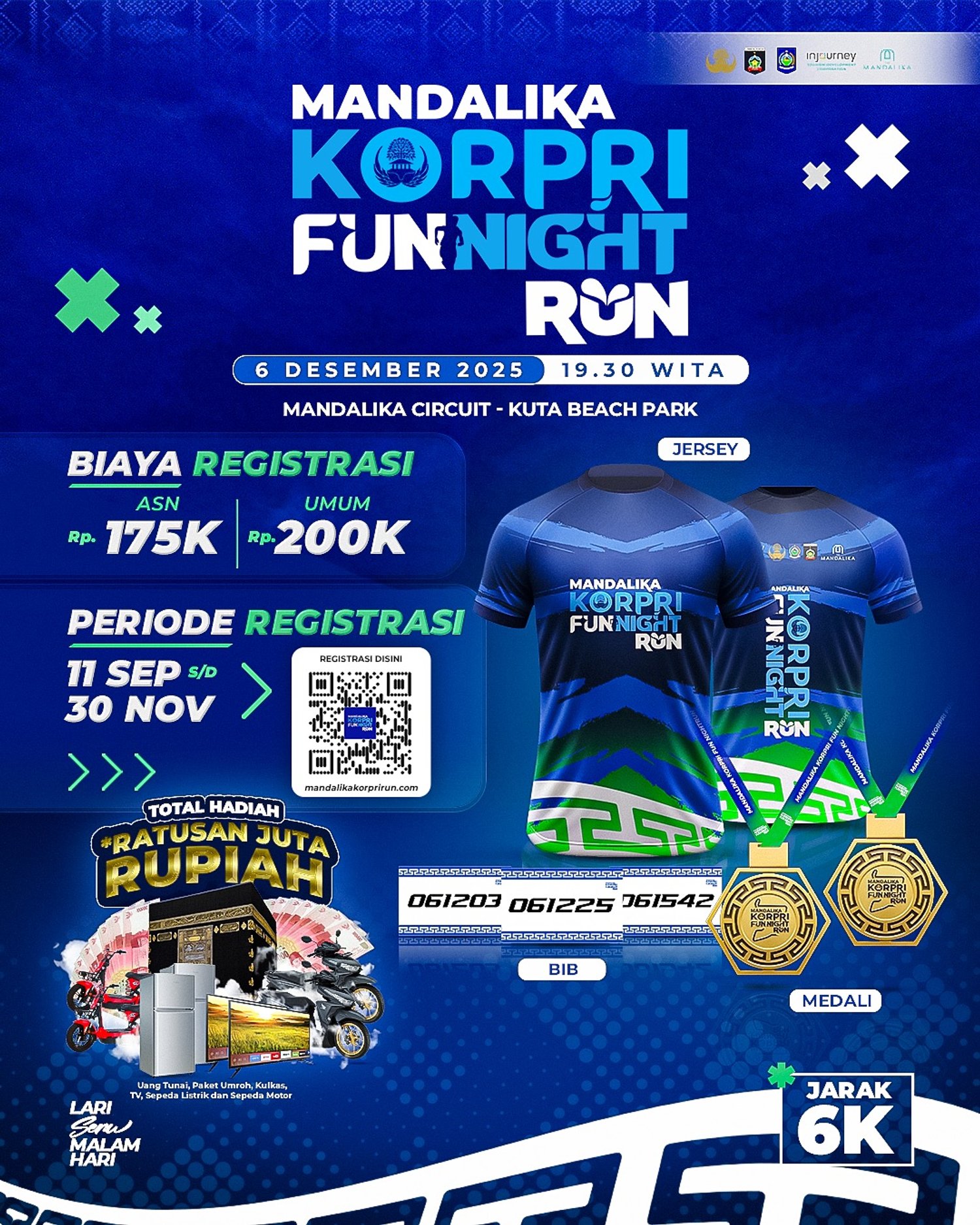 Mandalika KORPRI Fun Night Run 2025