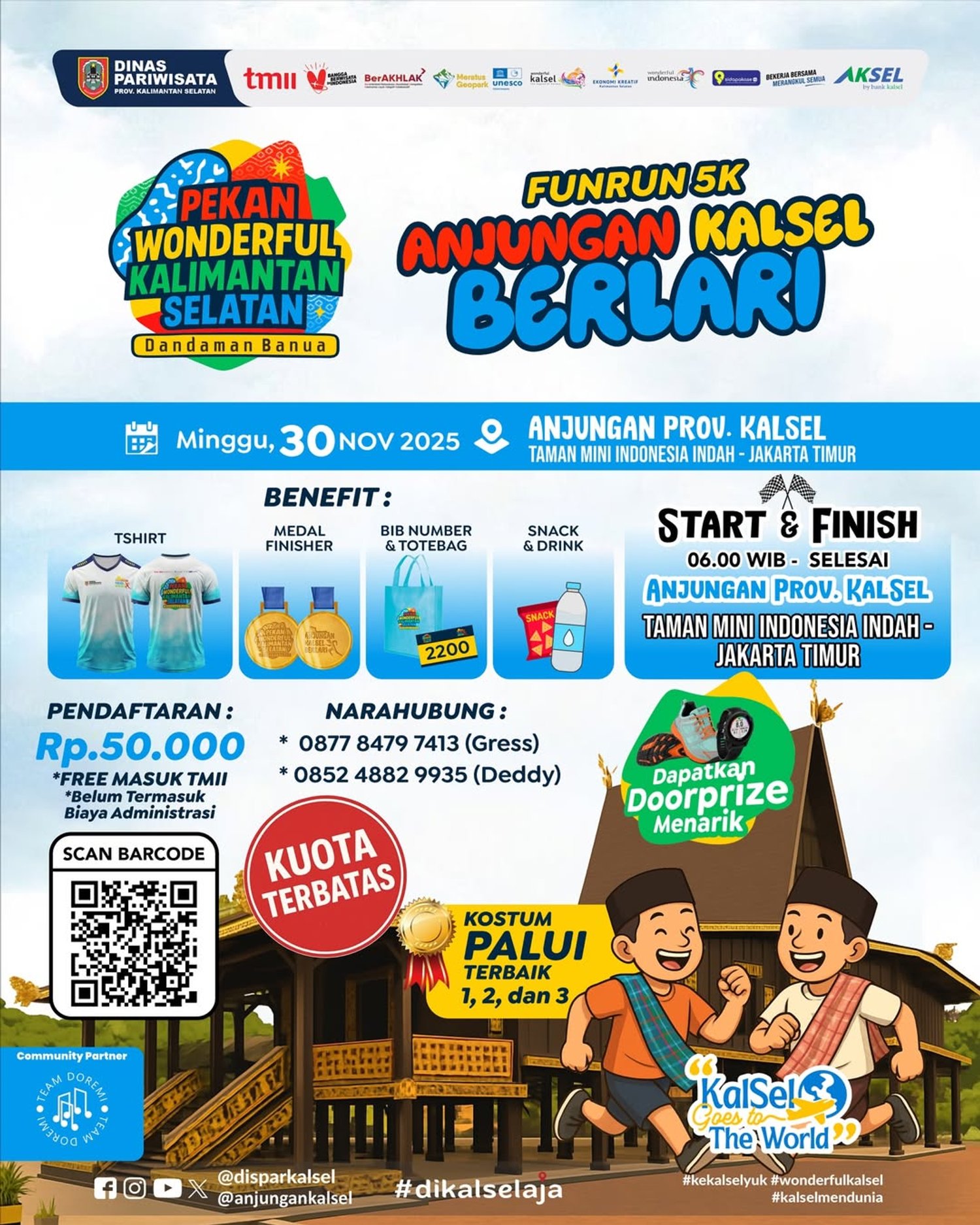 Anjungan Kalsel Berlari 2025