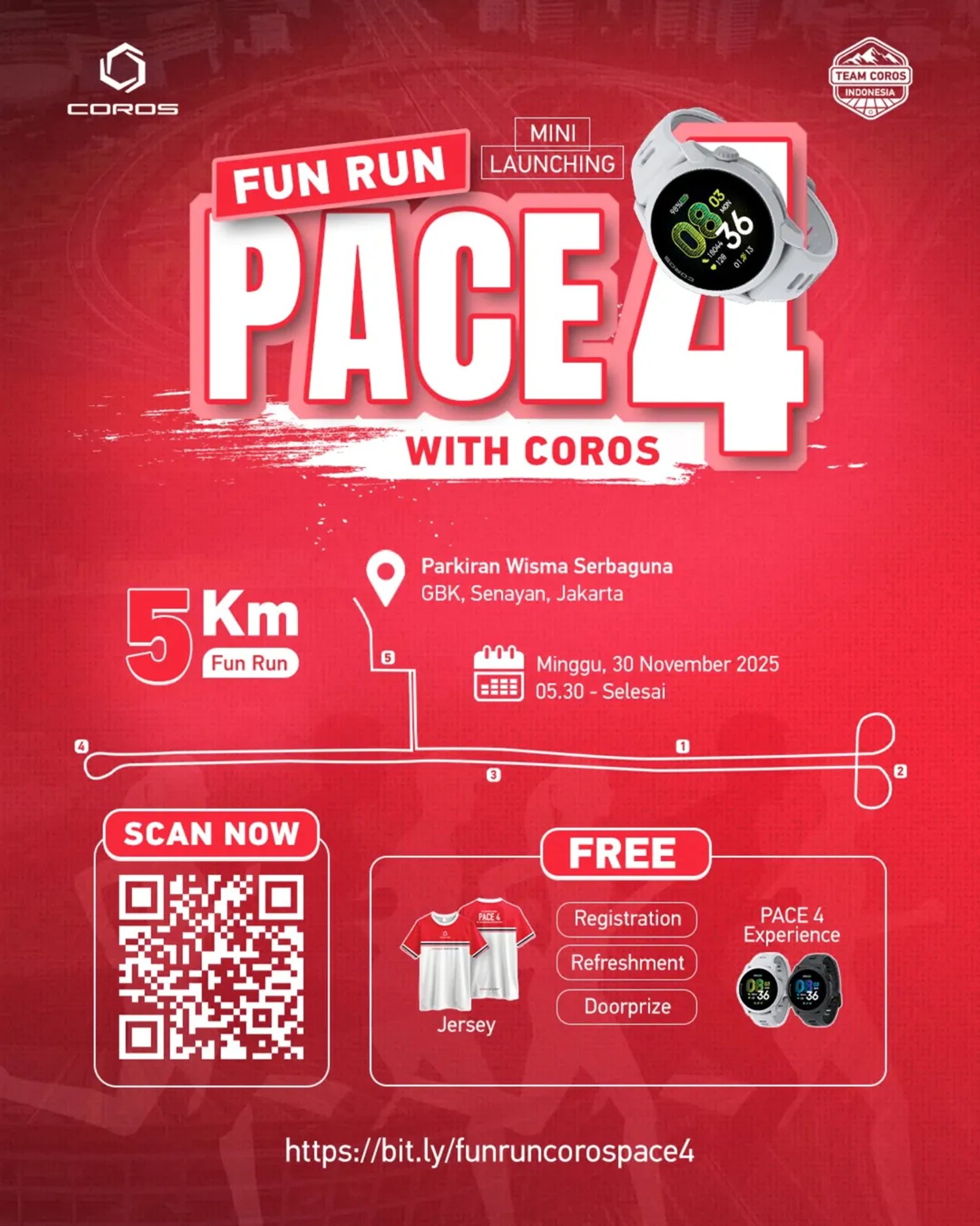 Fun Run PACE 4 with COROS 2025
