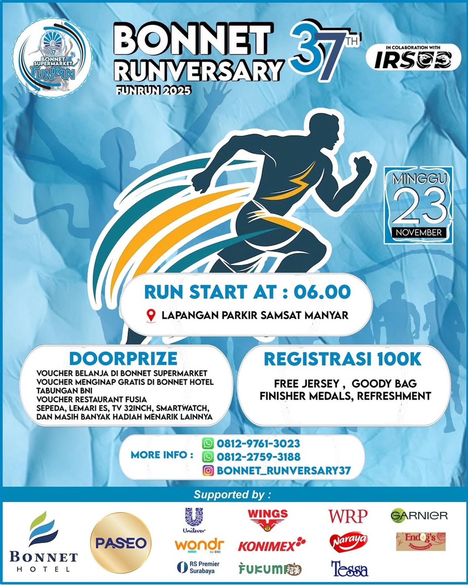 Bonnet Runversary 37th 2025