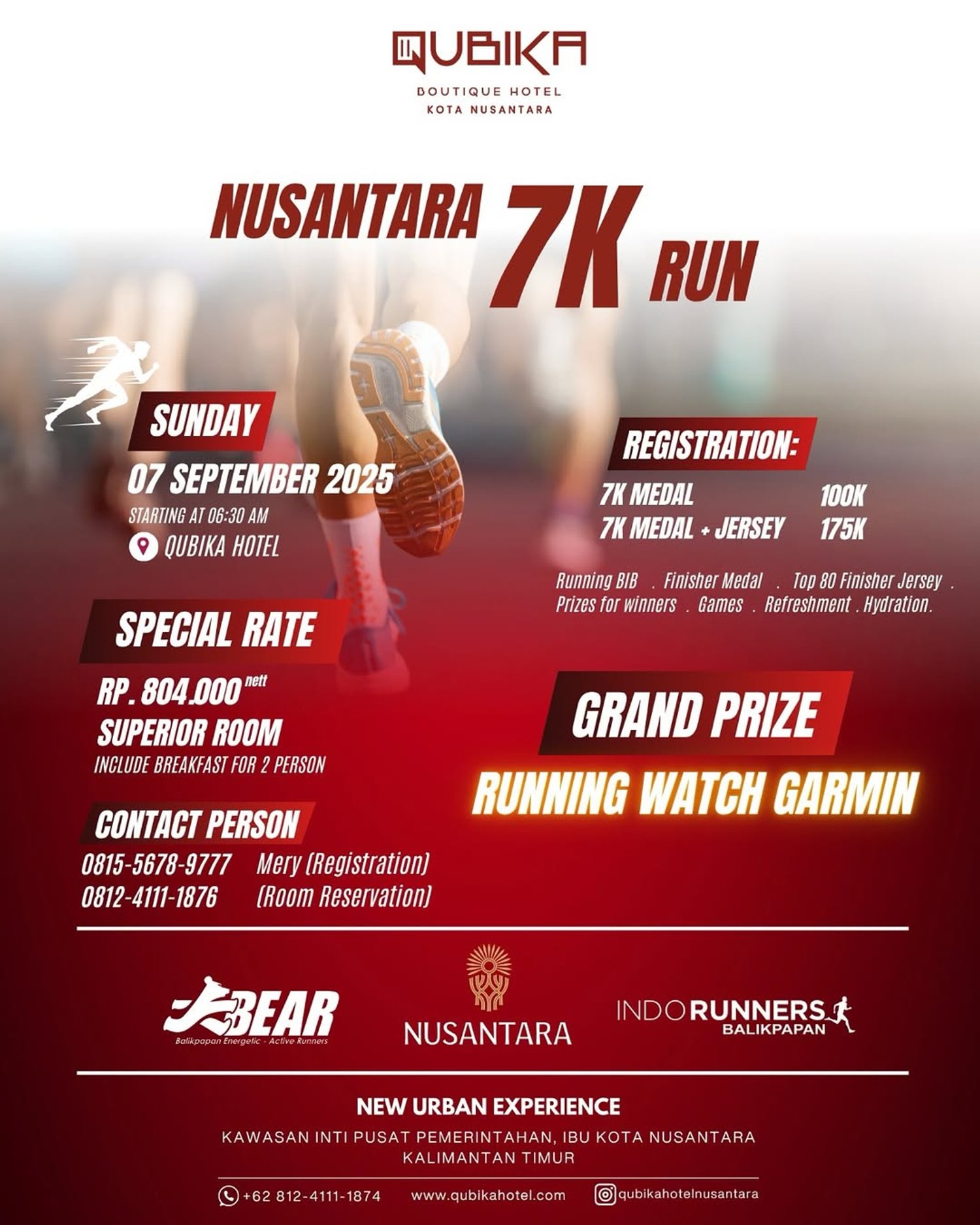 Qubika Nusantara 7K Run 2025