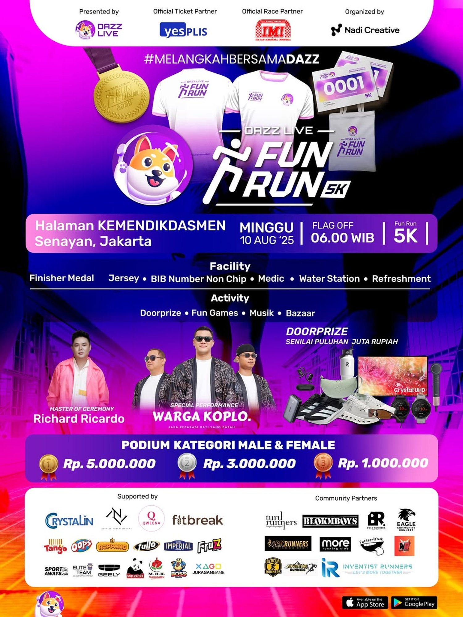 Dazz Live Fun Run 2025