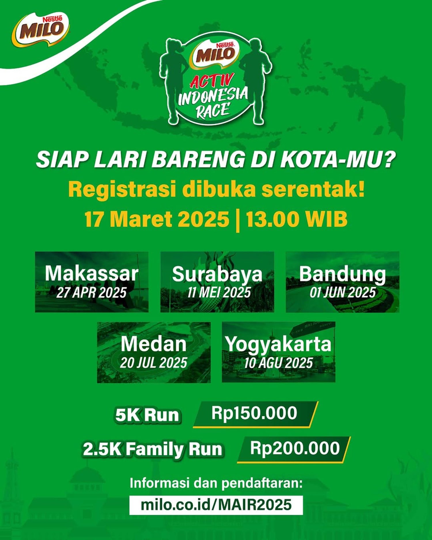 Road to MILO Activ Indonesia Race 2025