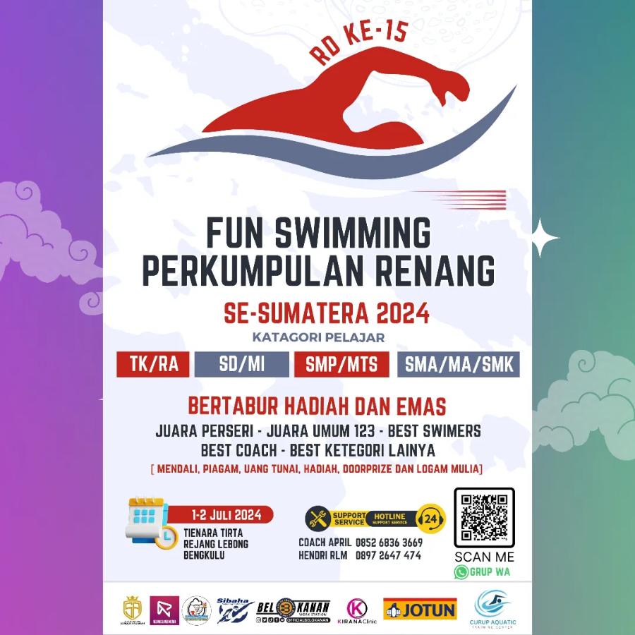 HUT RD Swim Ke-15 Fun Swimming Competition 2024