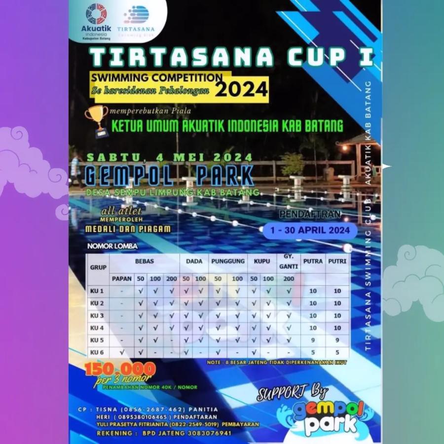 Tirtasana Cup I Swimming Competition 2024