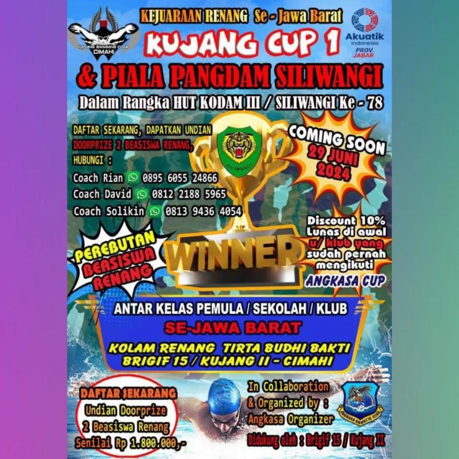 Kujang Cup I Piala Pangdam Siliwangi Hut Kodam III Siliwangi Ke-78 2024