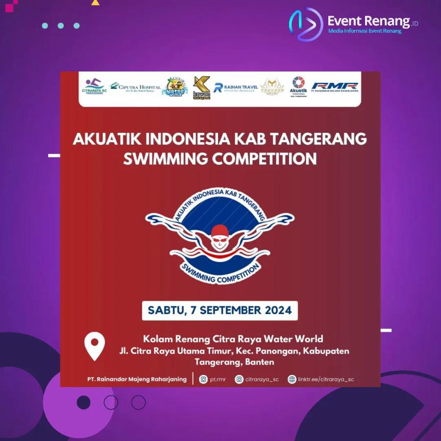 Akuatik Indonesia Kabupaten Tangerang Swimming Competition 2024