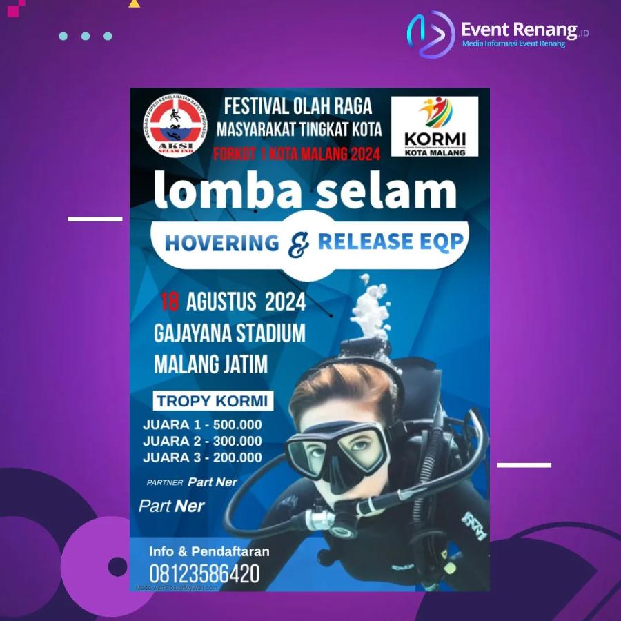 Lomba Selam Hovering & Release EQP FORKOT I Kota Malang 2024