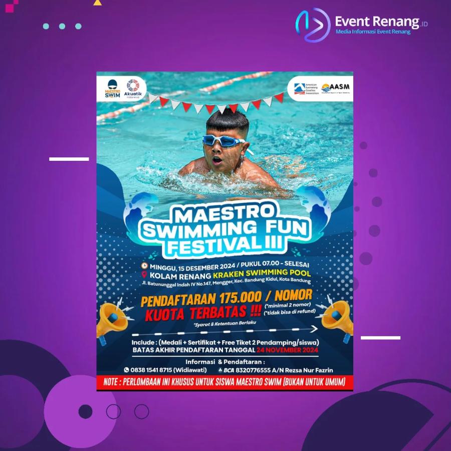 Internal Event Maestro Swimming Fun Festival III 2024