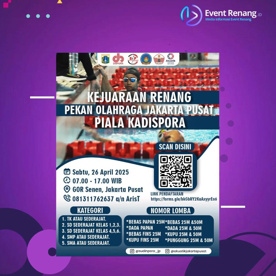 Piala KADISPORA Jakarta Pusat 2025