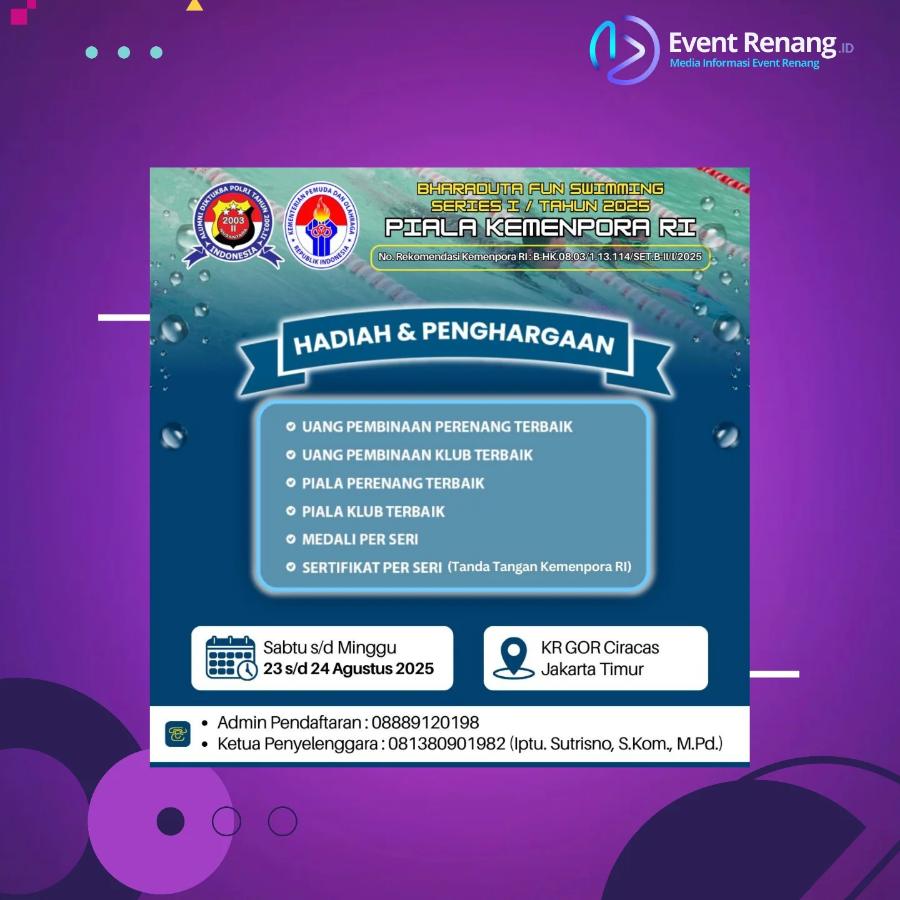 Bharaduta Fun Swimming Series I Piala Kemenpora RI 2025