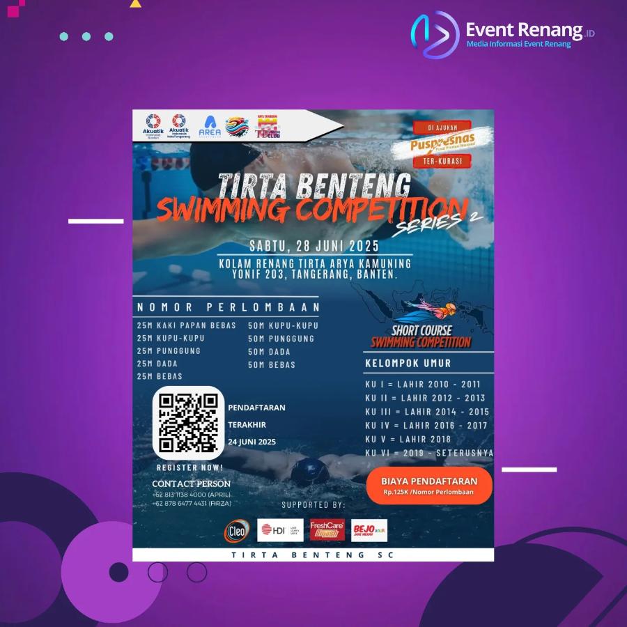 Tirta Benteng Swimming Competition 2025