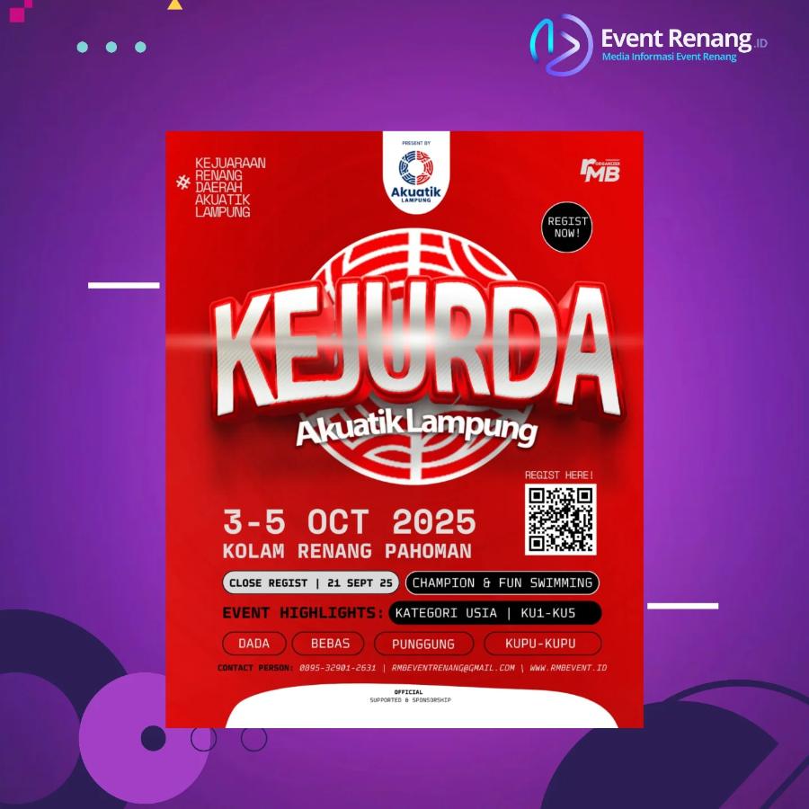 Kejurda Akuatik Lampung 2025