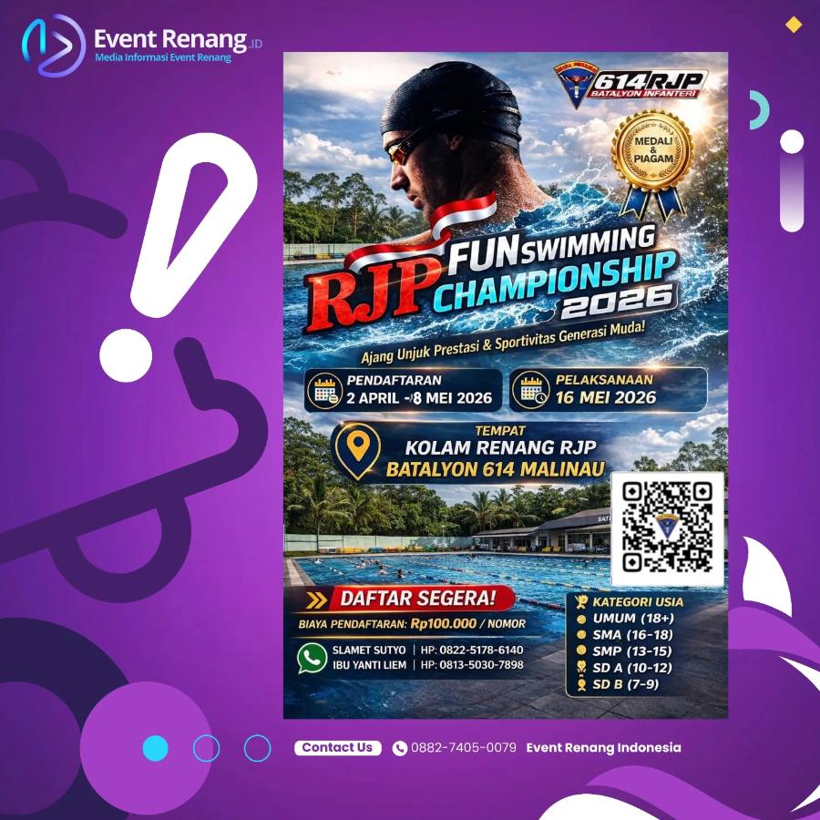Antar Perkumpulan RJP FUN SWIMMING CHAMPIONSHIP 2026