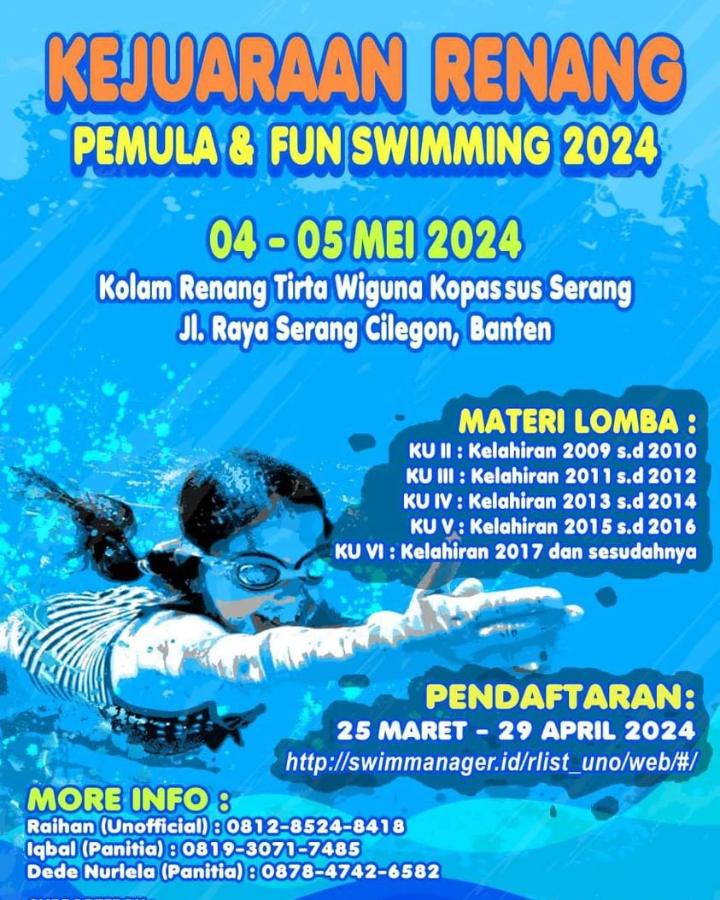 KR Pemula & Fun Swimming 2024