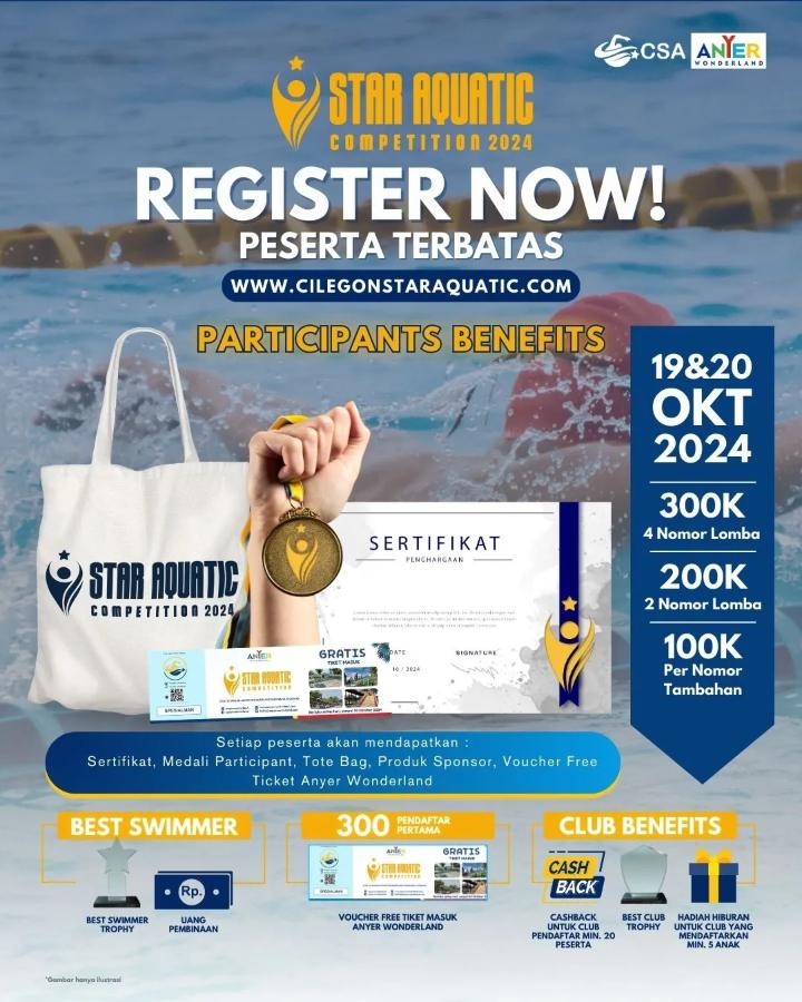 StarAquaticCompetition2024 SprintWithStars KompetisiRenangAnak SwimmingCompetition CilegonStarAquati 2024