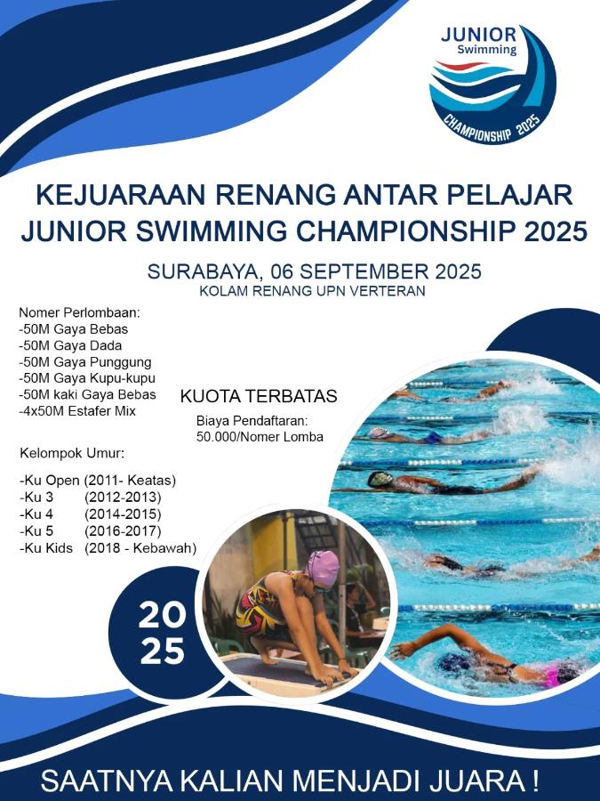 Junior Swimming Championship 2025 Jawa Timur
