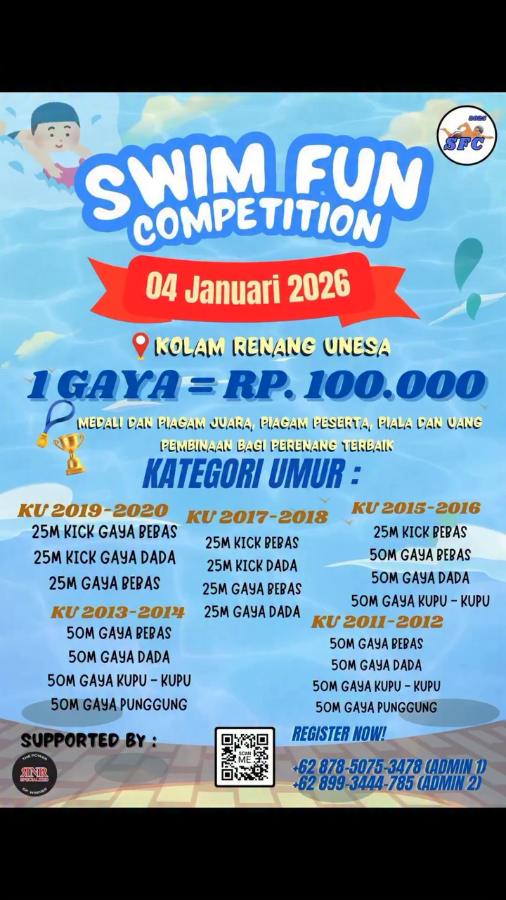 PERLOMBAAN RENANG SE-Jawa Timur SWIM FUN COMPETITION 2026