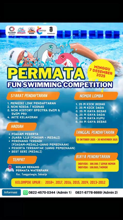 KR PERMATA Fun Swimming Competition 2025