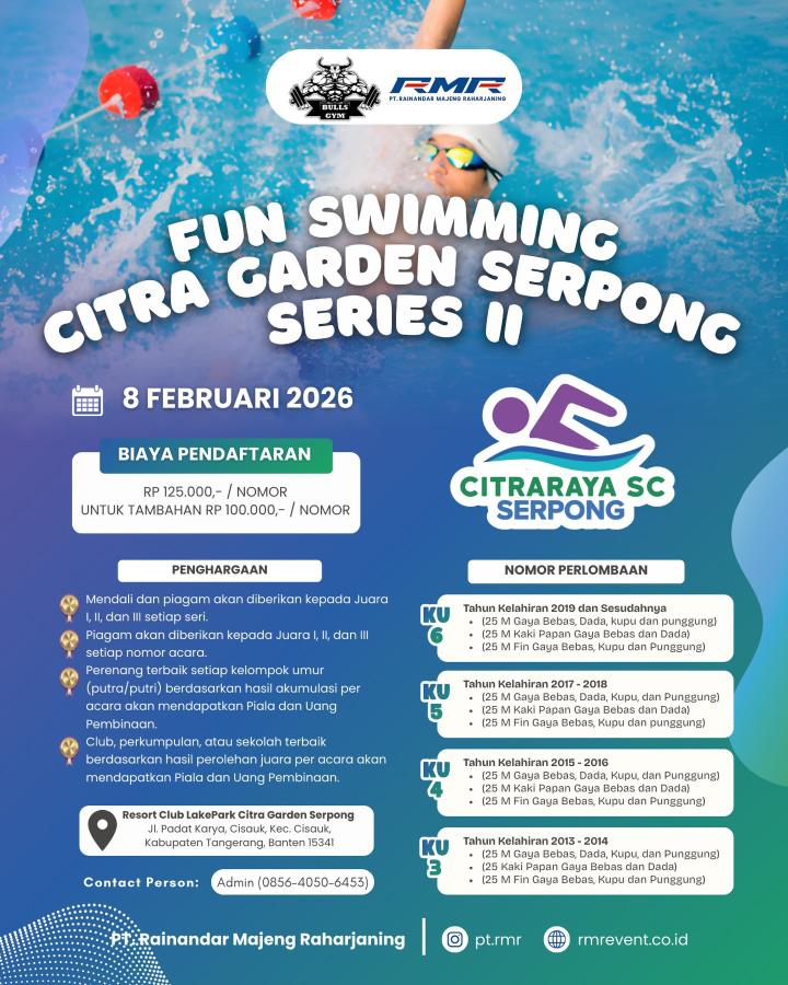 FUN SWIMMING CITRA GARDEN SERPONG SERIES II 2026