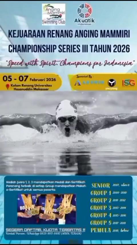 ANGING MAMMIRI CHAMPIONSHIP SERIES 3 2026