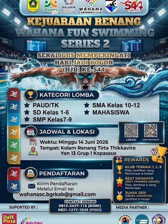 Kejuaraan Renang Tirta Thikkaviro Yon 14 Grup 1 Kopassus 2026