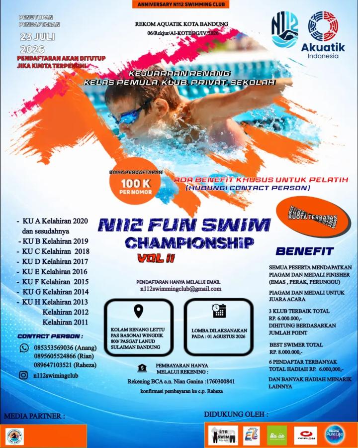 N112 FUN SWIM CHAMPIONSHIP VOL. II 2026