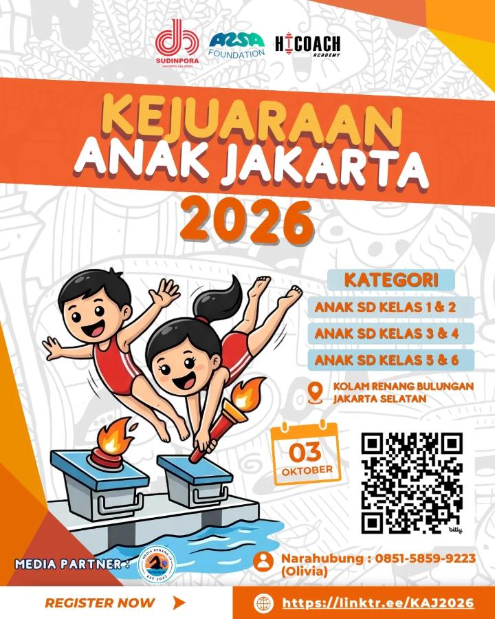 KEJUARAAN RENANG ANAK JAKARTA - Kolam Renang Bulungan 2026