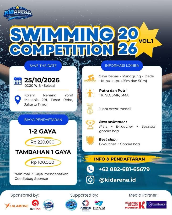 KidArena Swimming Competition 2026