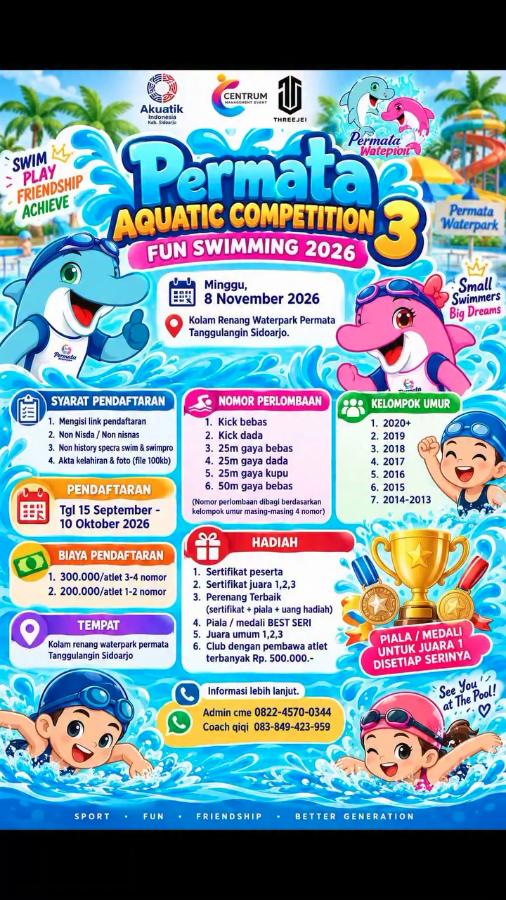 Permata Aquatic Competition 3 2026
