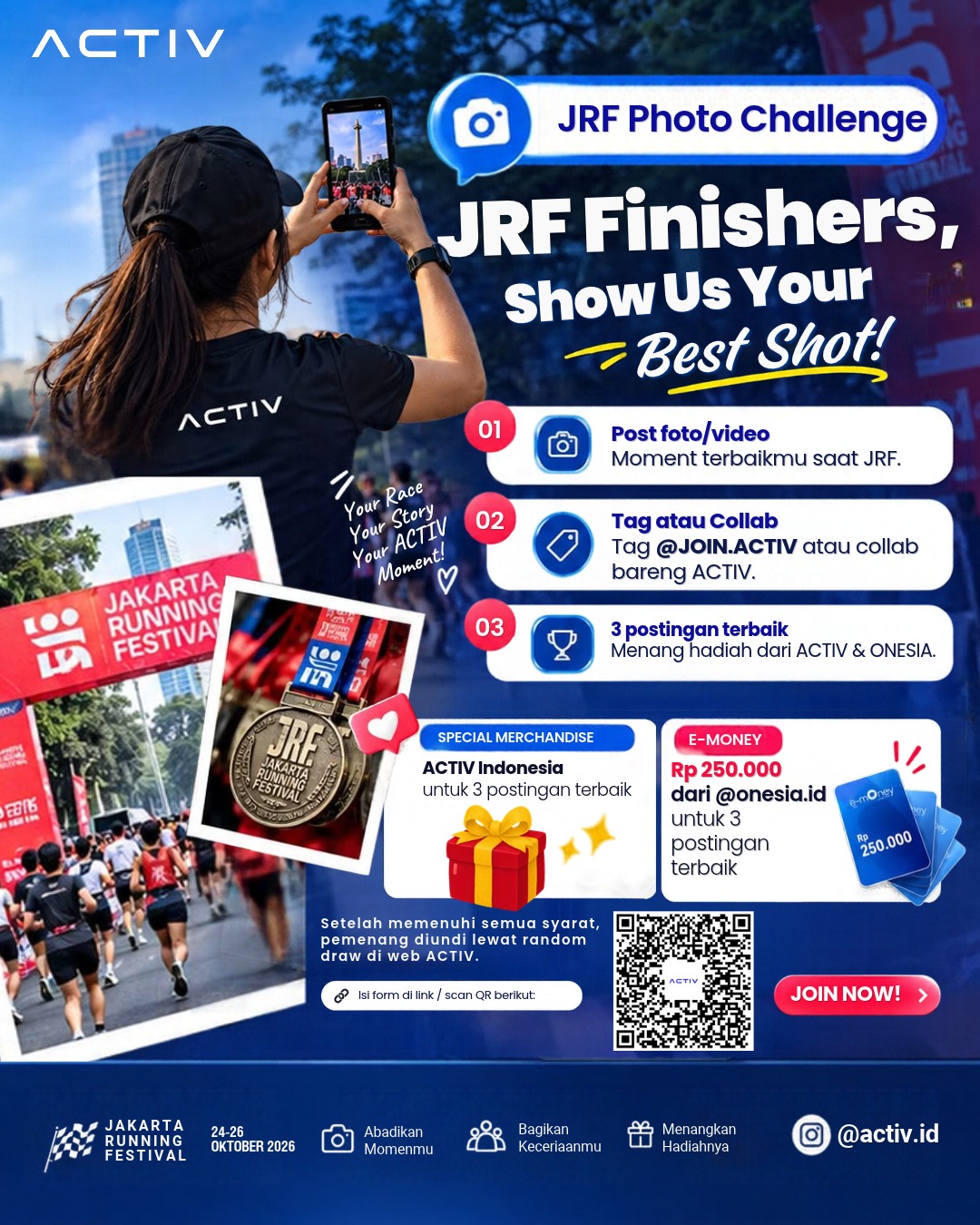 GIVE AWAY ONLY FOR JAKARTA RUNNING FESTIVAL 2026 FINISHER!